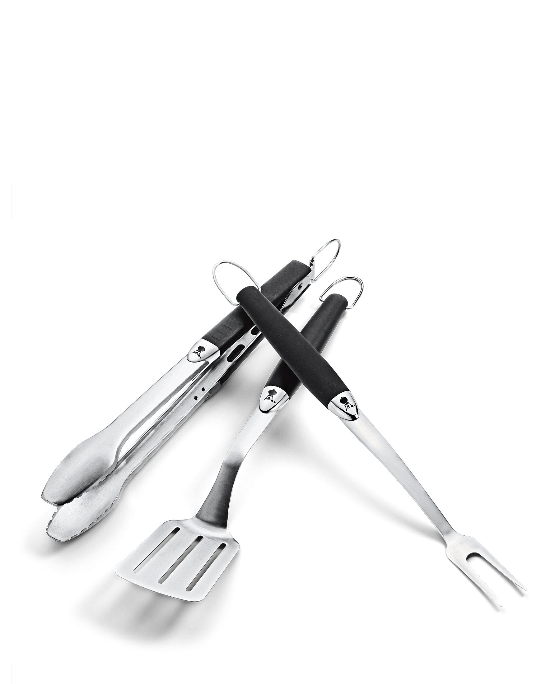 Weber Braai Set 3 Piece Tool Set - Silver