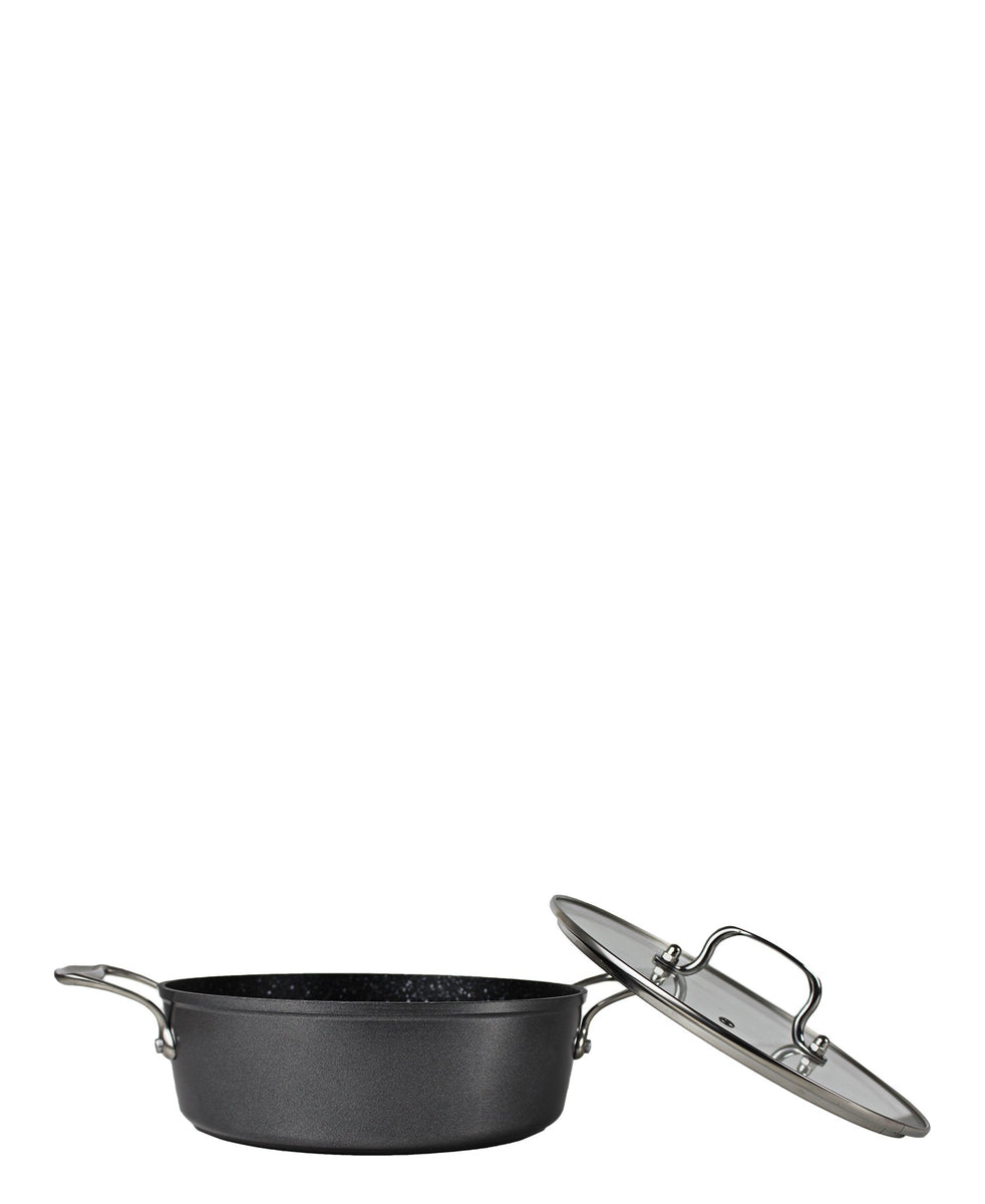 Flat Pot 24CM - Grey