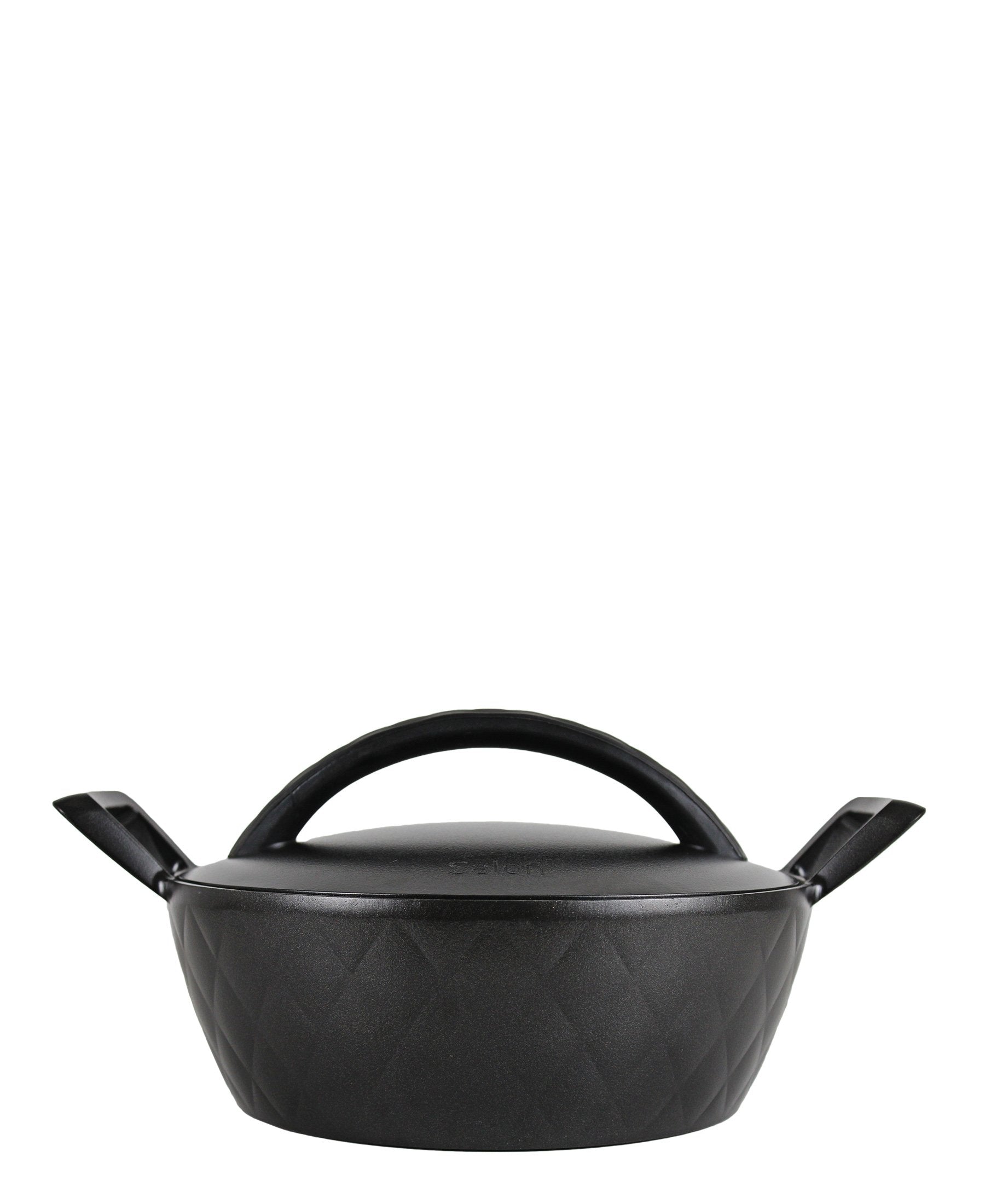 Lock & Lock Diecast Salon Casserole 24CM - Black