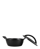 Lock & Lock Diecast Salon Casserole 24CM - Black