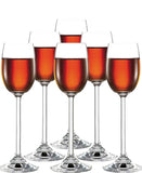 Bohemia Natalie Liquer Glasses Set Of 6 - Clear