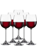 Bohemia Natalie Wine Glasses Set Of 6 - Clear
