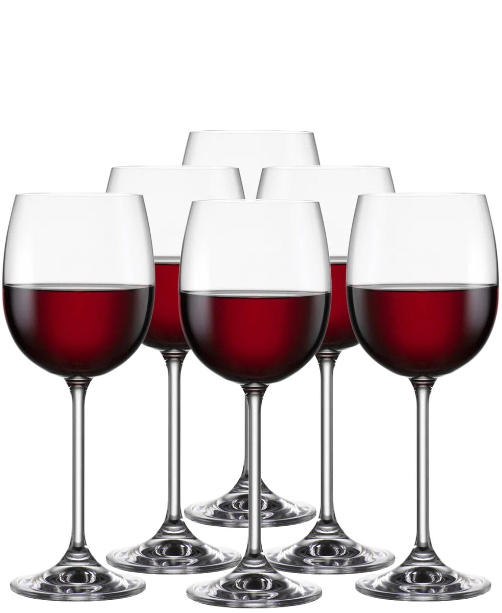 Bohemia Natalie Wine Glasses Set Of 6 - Clear