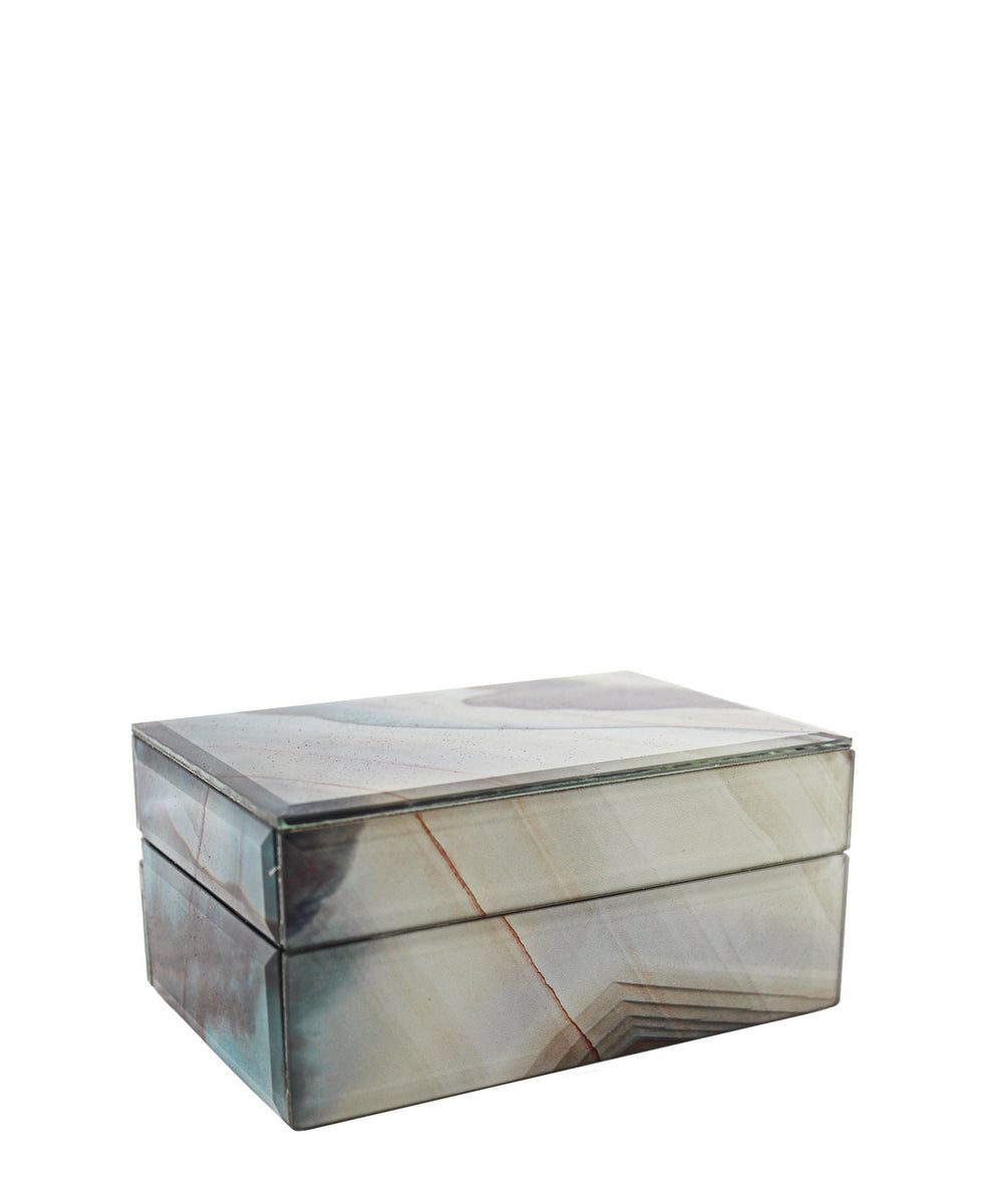 Edecor Cone Jewelry Box 2 Piece - White