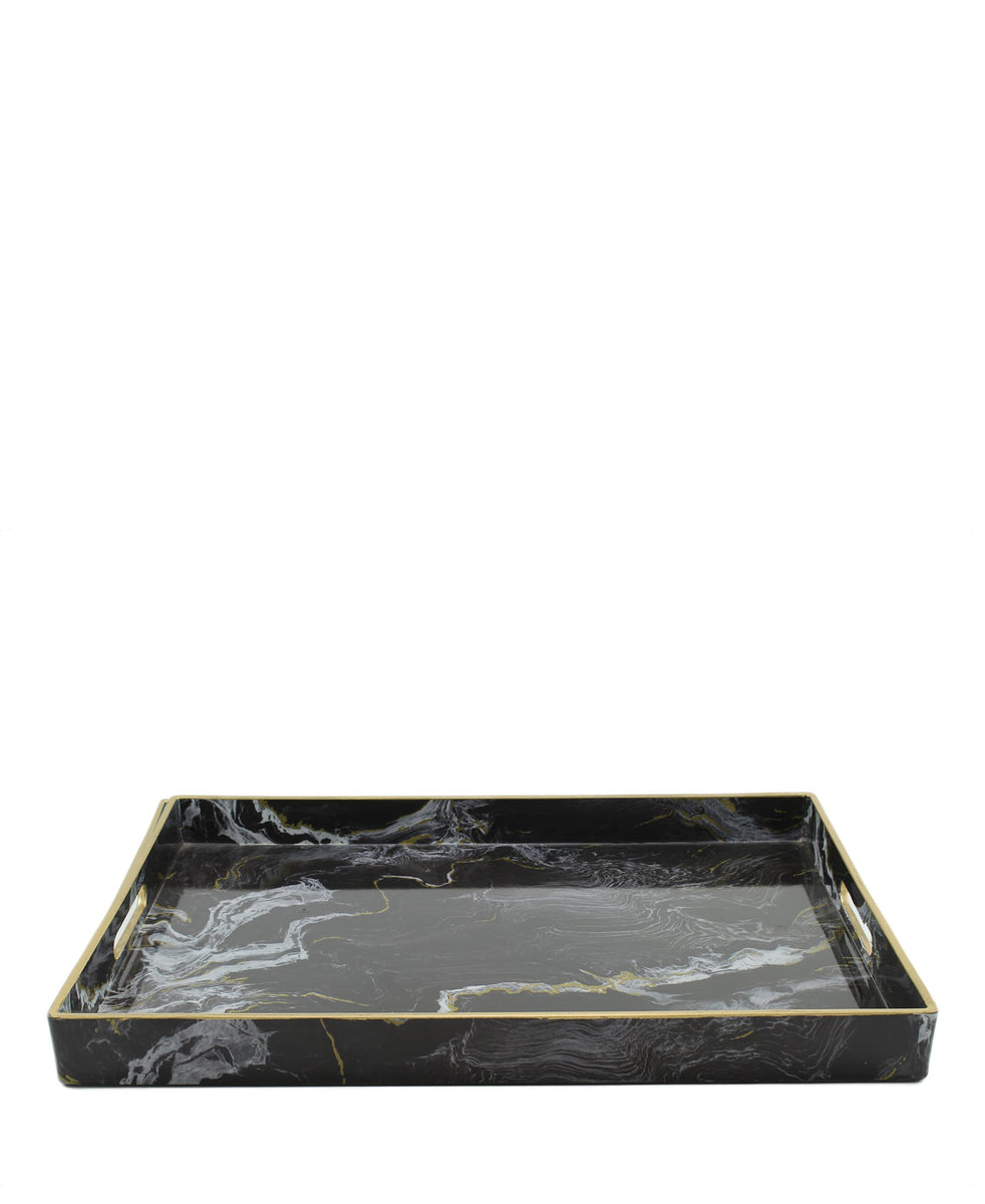 Edecor Marble Tray Large - Black