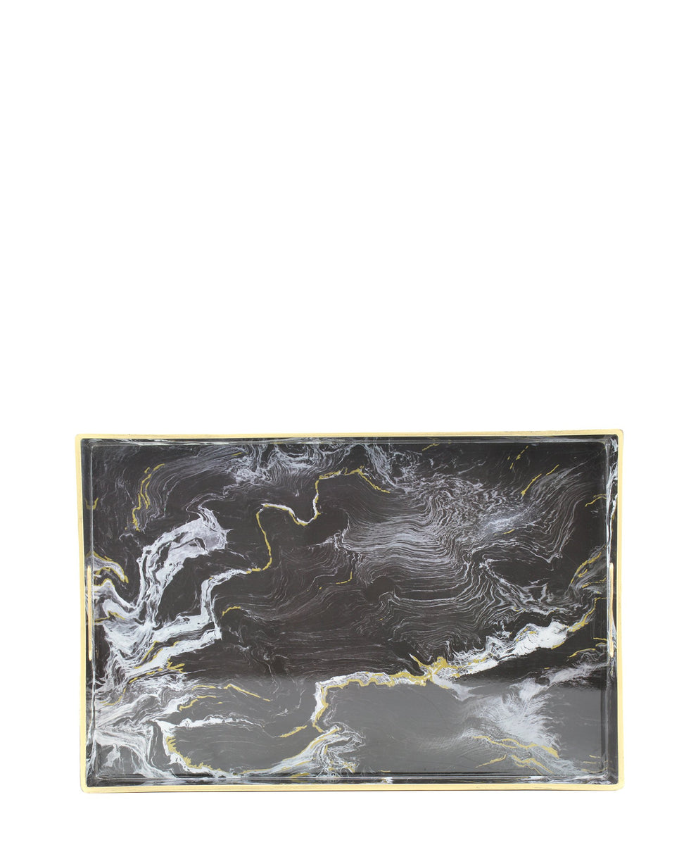 Edecor Marble Tray Large - Black