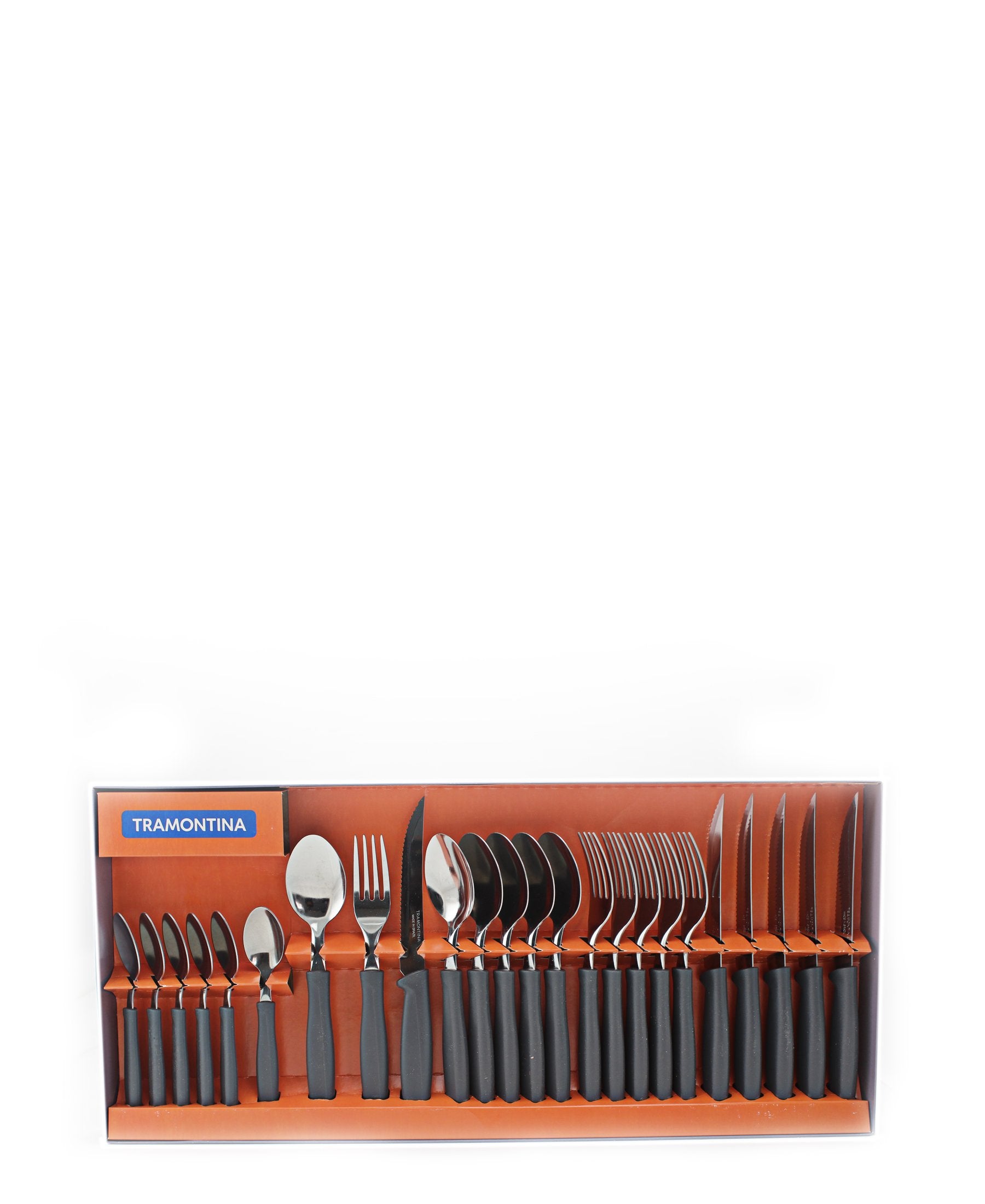 Tramontina Tableware Set 24 Piece - Grey