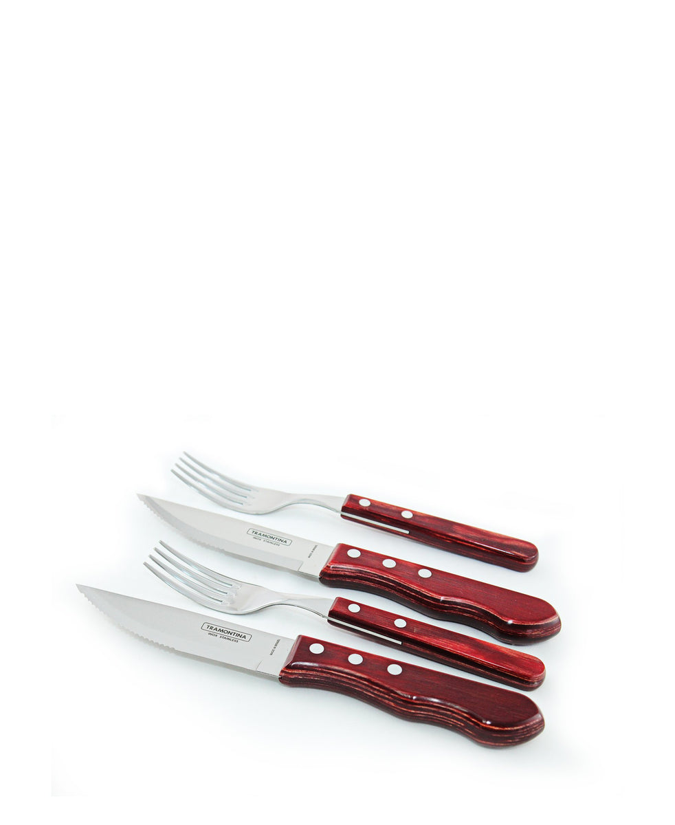 Tramontina Flatware Set 4 Piece - Red
