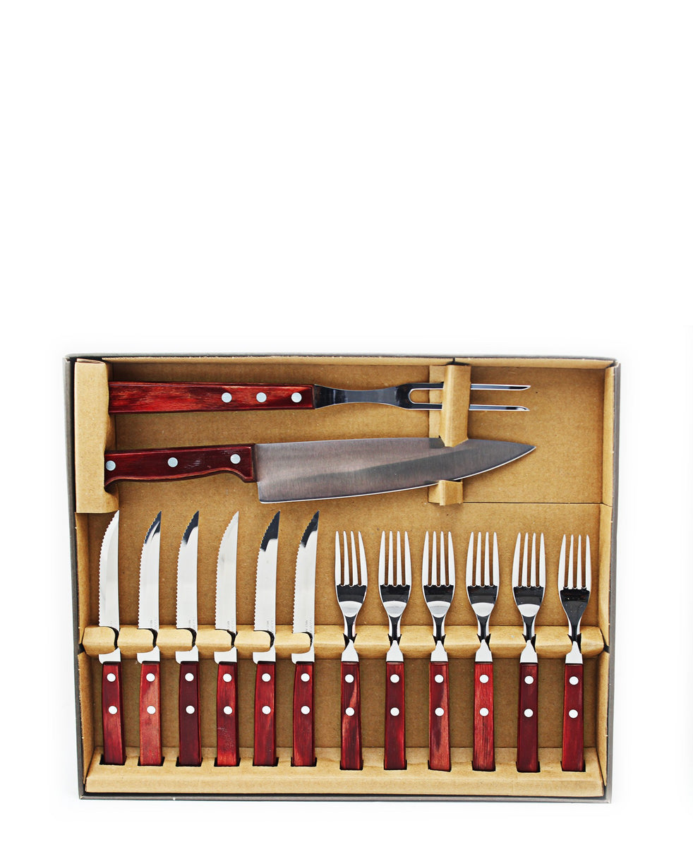 Tramontina Barberque Set 14 Piece - Red