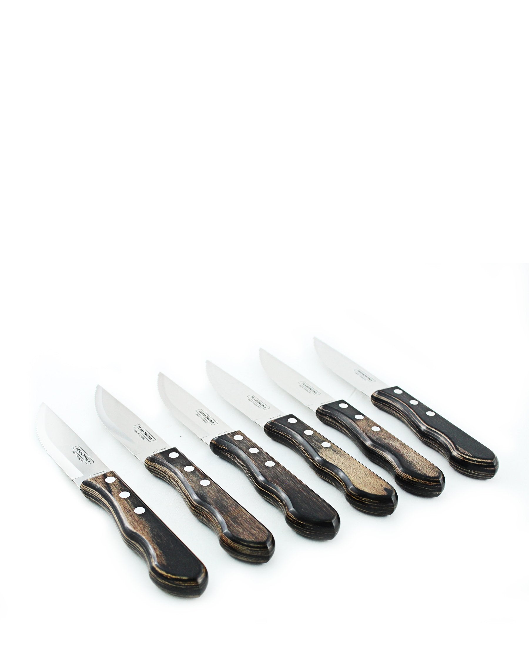 Tramontina Jumbo Knife Set 6 Piece - Black