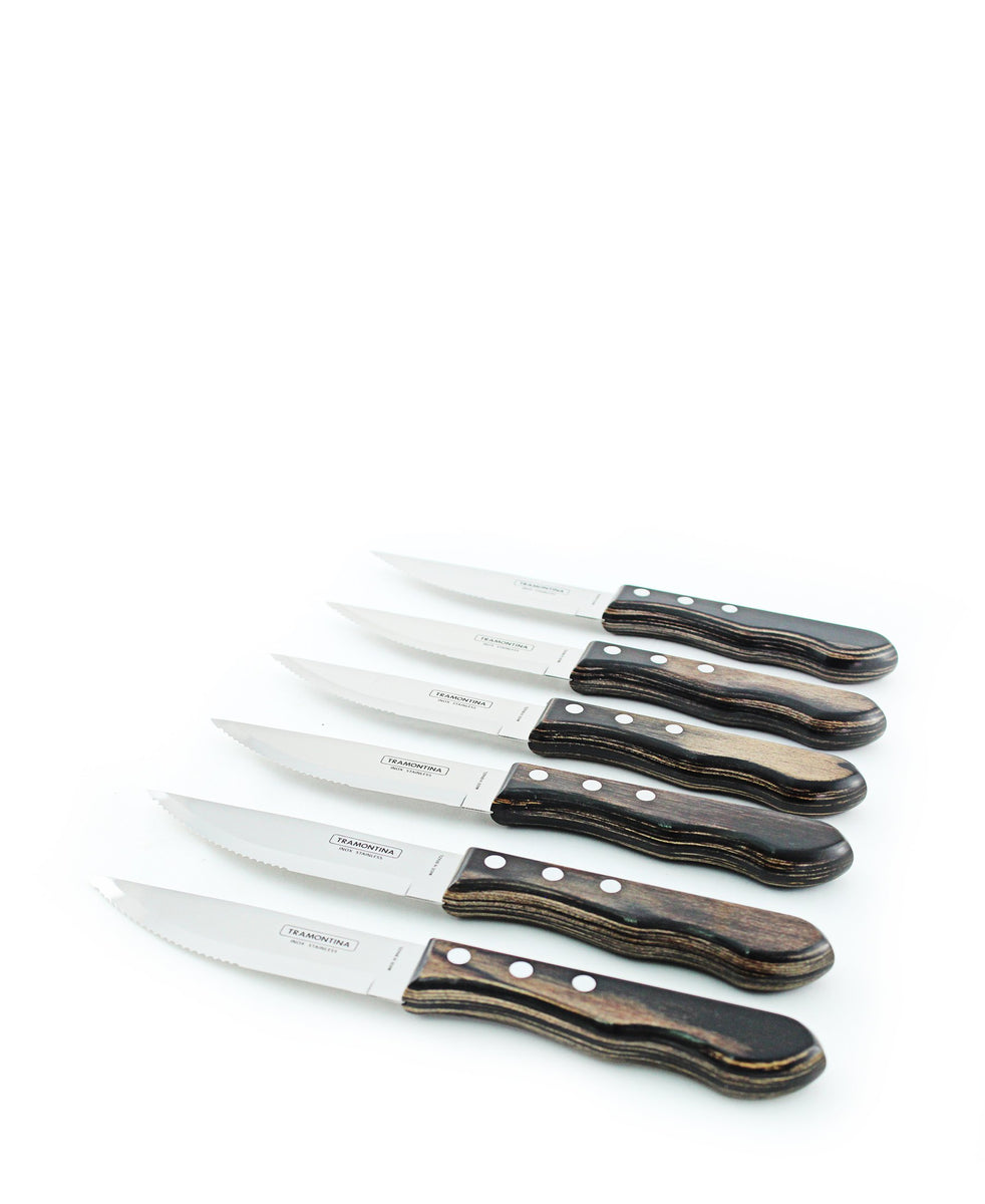 Tramontina Jumbo Knife Set 6 Piece - Black