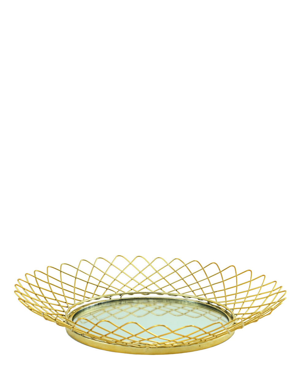 Spiral Tray Large - Gold