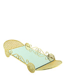 Skate Board Mirror Tray Large - Gold