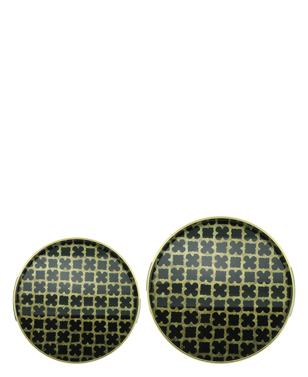 Chinese Tray 2 Piece - Black