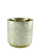 Spaces & Places Ceramic Hallie Vase - Gold