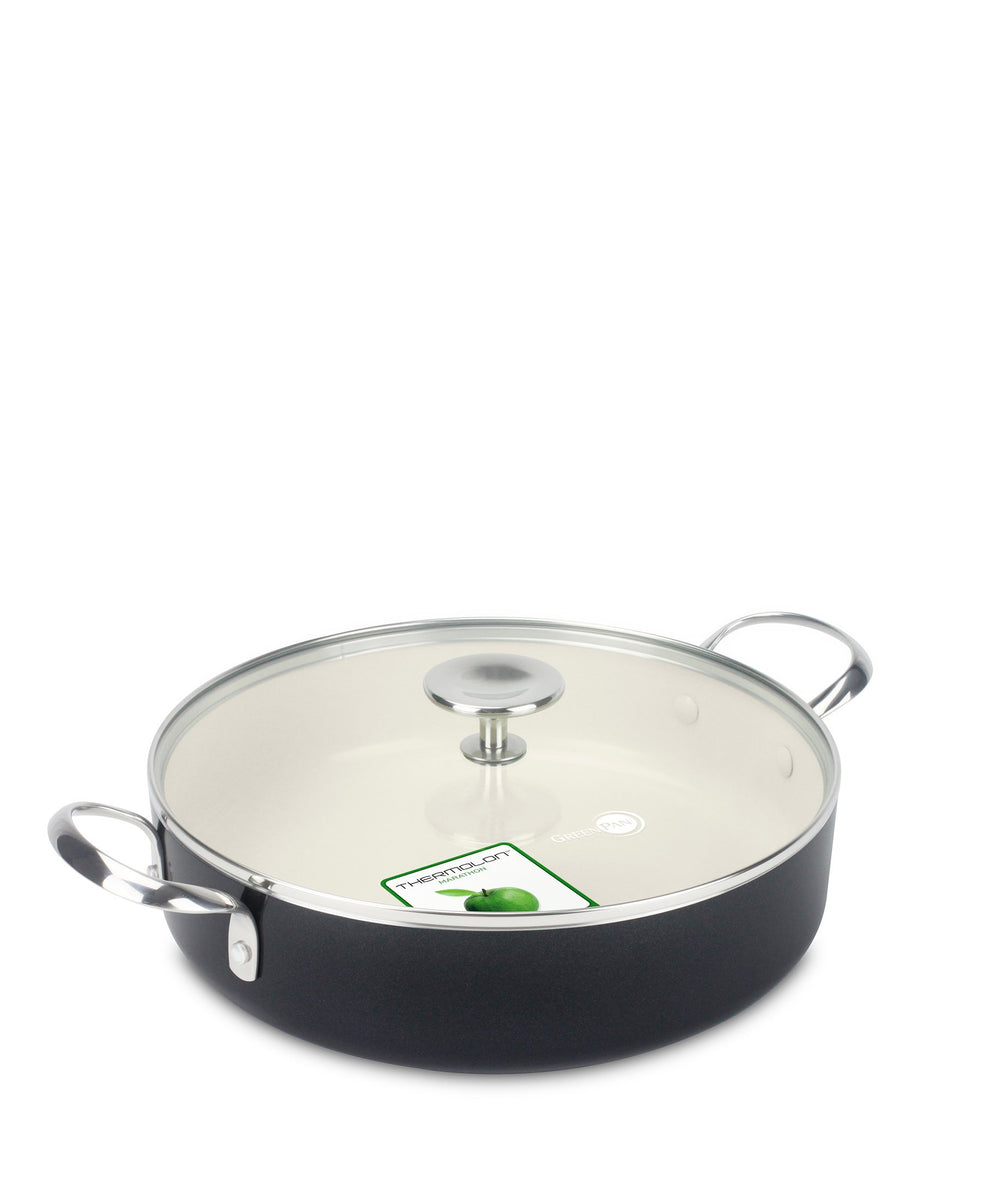 GreenPan Brussels Saute Pan 28 CM - Black