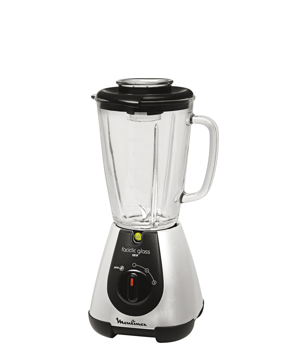 Moulinex Faciclic  Blender With Glass Jug - Black