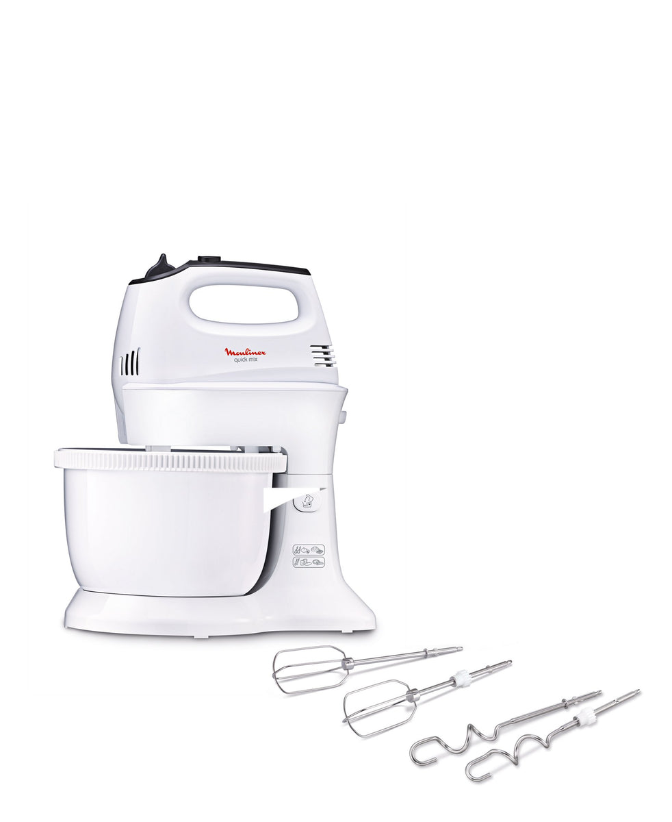 Moulinex Quick Mix Hand Mixer With Bowl - White
