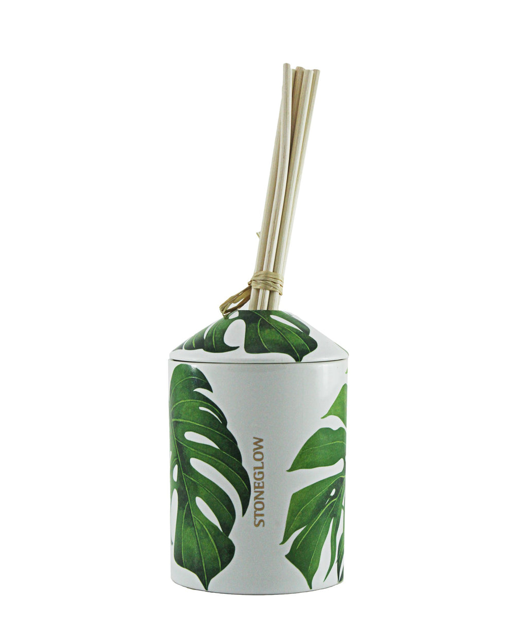 Stoneglow Hibiscus Coconut & Lime Zest Diffuser - Green