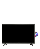 JVC 32'' HD LED TV With Built - in DVD Player - Black