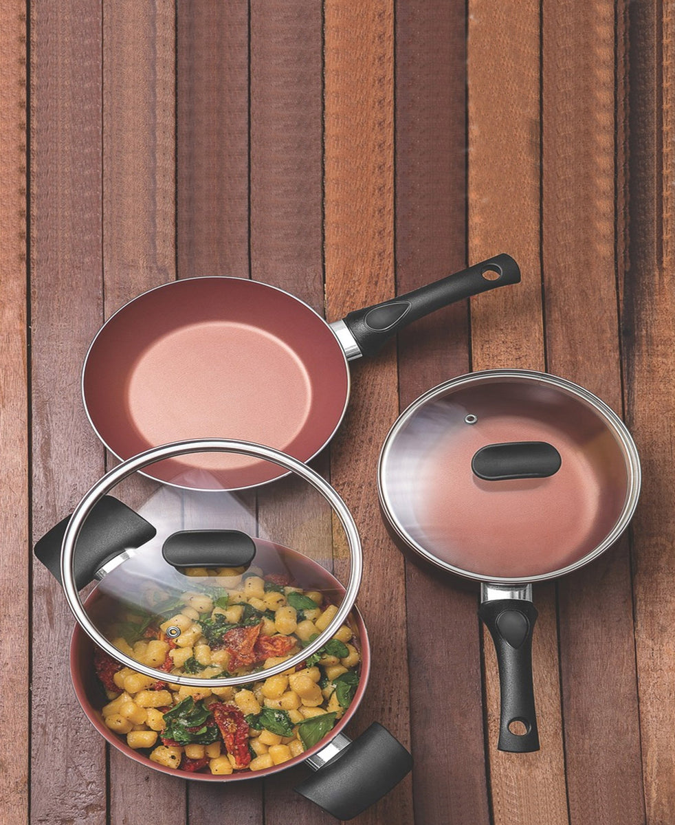 Tramontia Vermont Cookwear Set 6 Piece - Brown