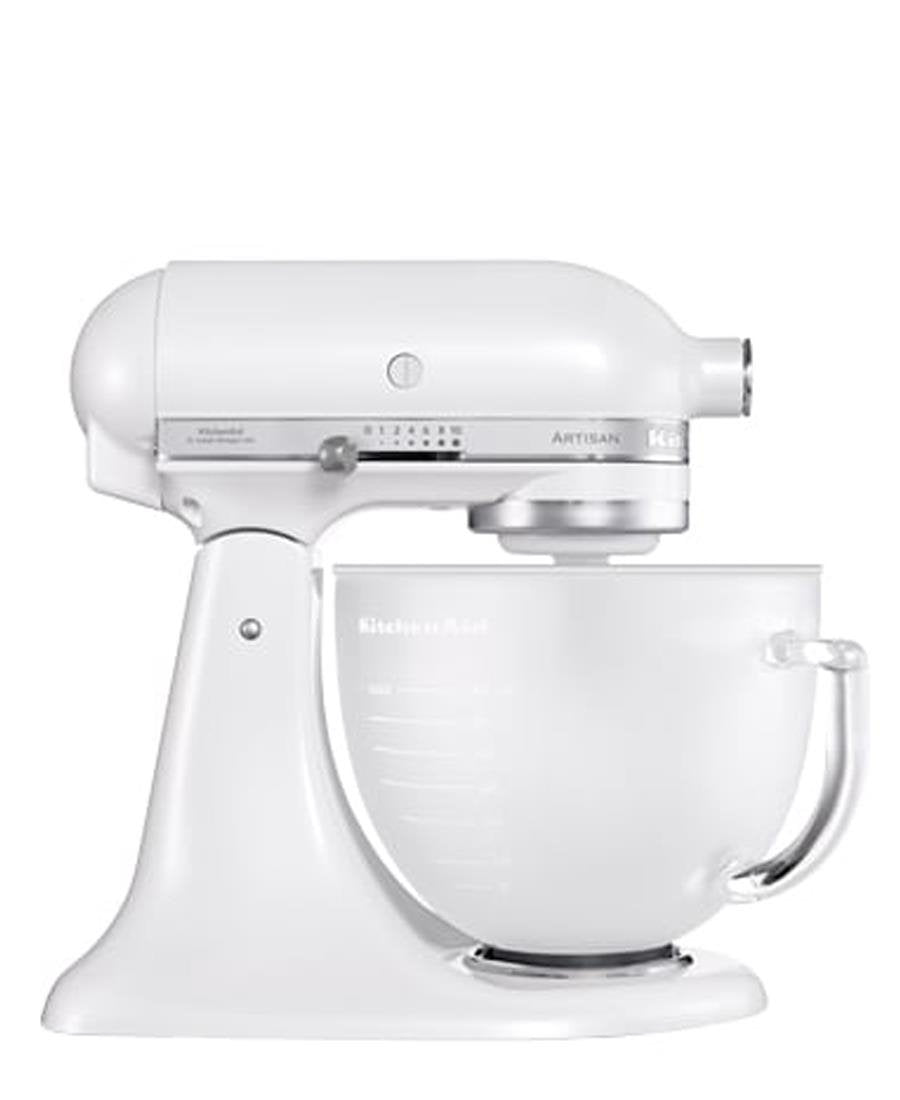 Kitchenaid 4.8L Stand Mixer + Free Stove Top Kettle - Frosted Pearl