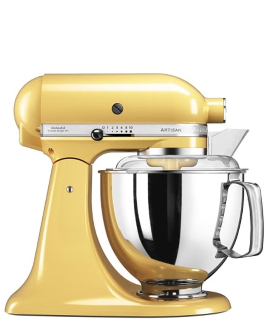 Kitchenaid 4.8L Stand Mixer + Free Stove Top Kettle - Majestic Yellow