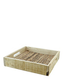 Fanel Square Tray 32CM - Brown