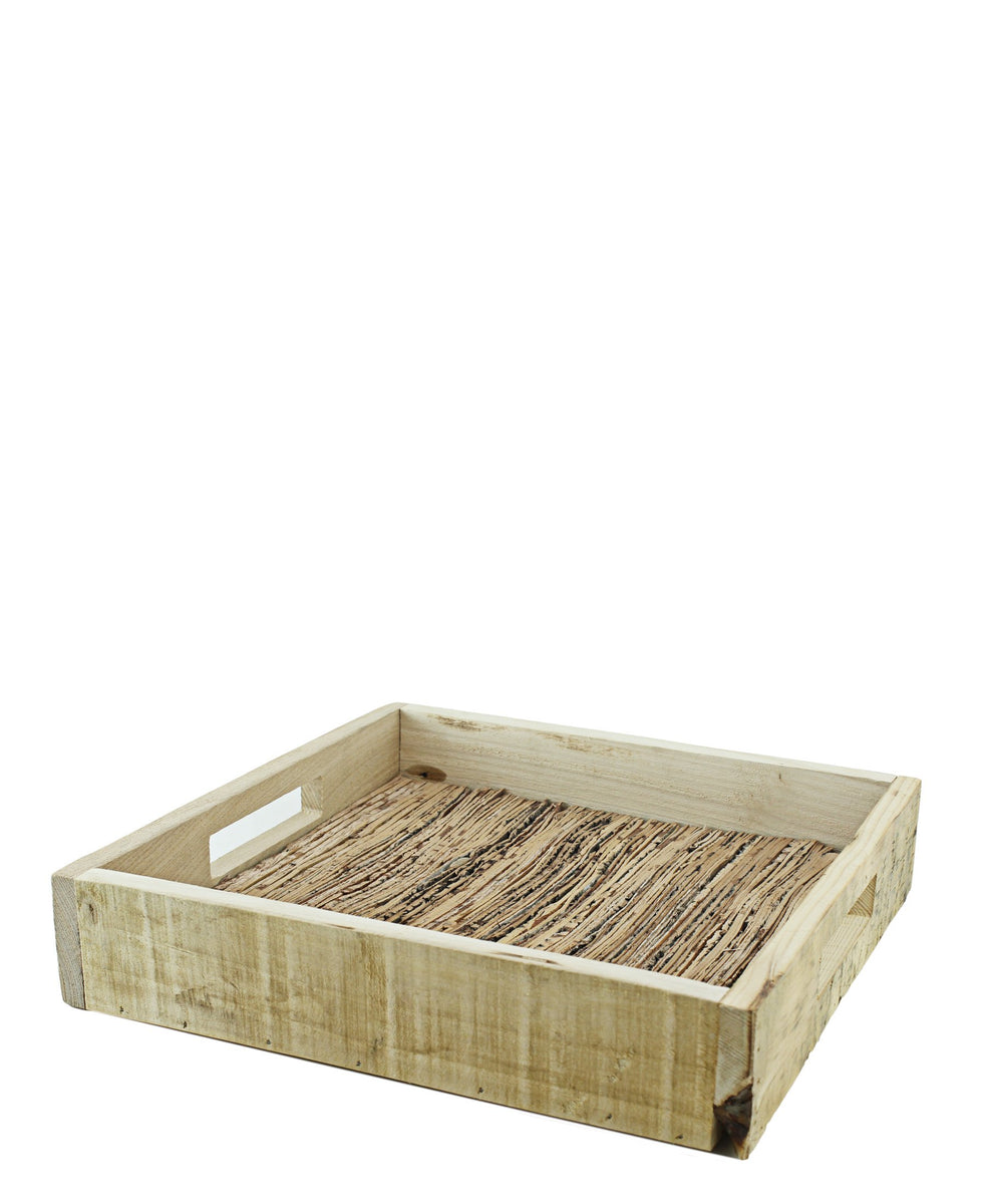 Fanel Square Tray 32CM - Brown