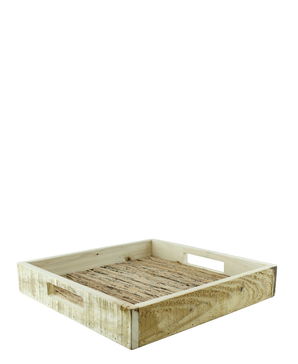 Fanel Square Tray 38CM - Brown