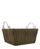 Fanel Square Basket Medium - Brown
