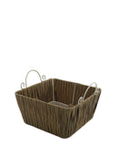Fanel Square Basket Large - Brown