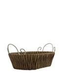 Fanel Oval Basket Smal - Brown