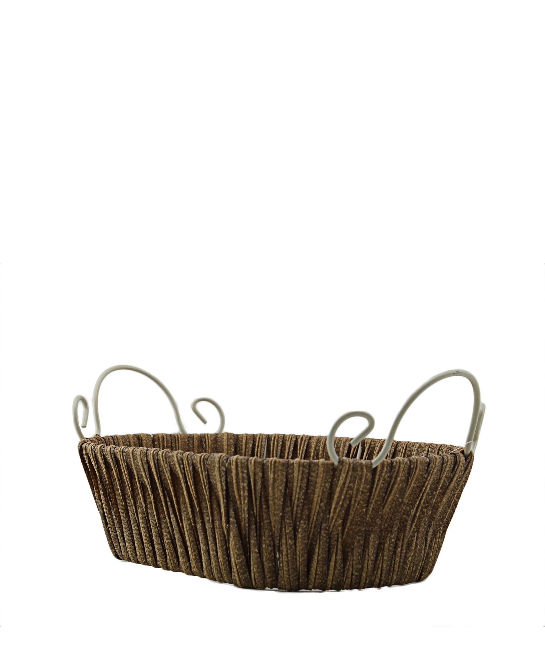 Fanel Oval Basket Smal - Brown