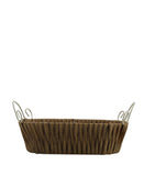 Fanel Oval Basket Smal - Brown
