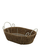 Fanel Oval Basket Large - Brown