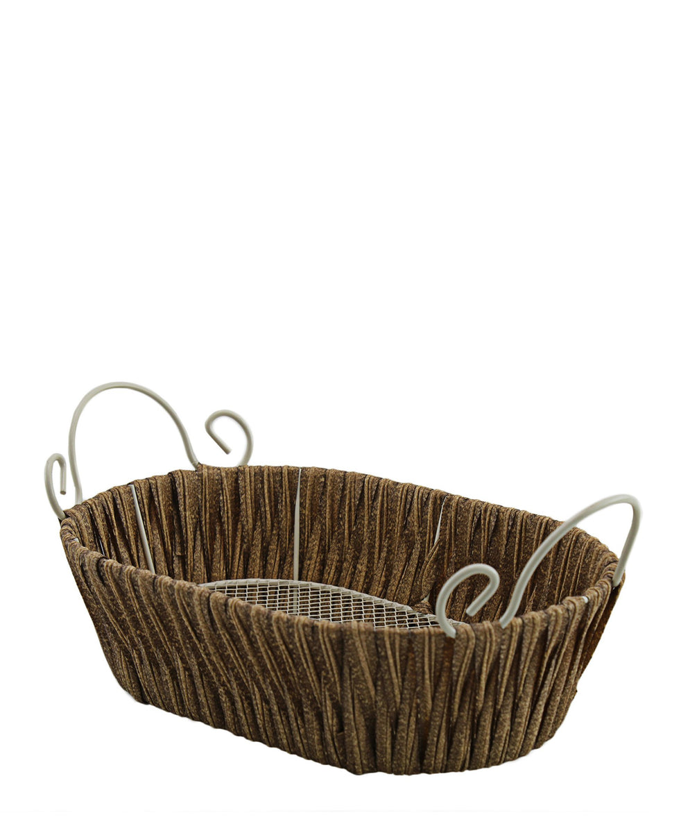 Fanel Oval Basket Large - Brown
