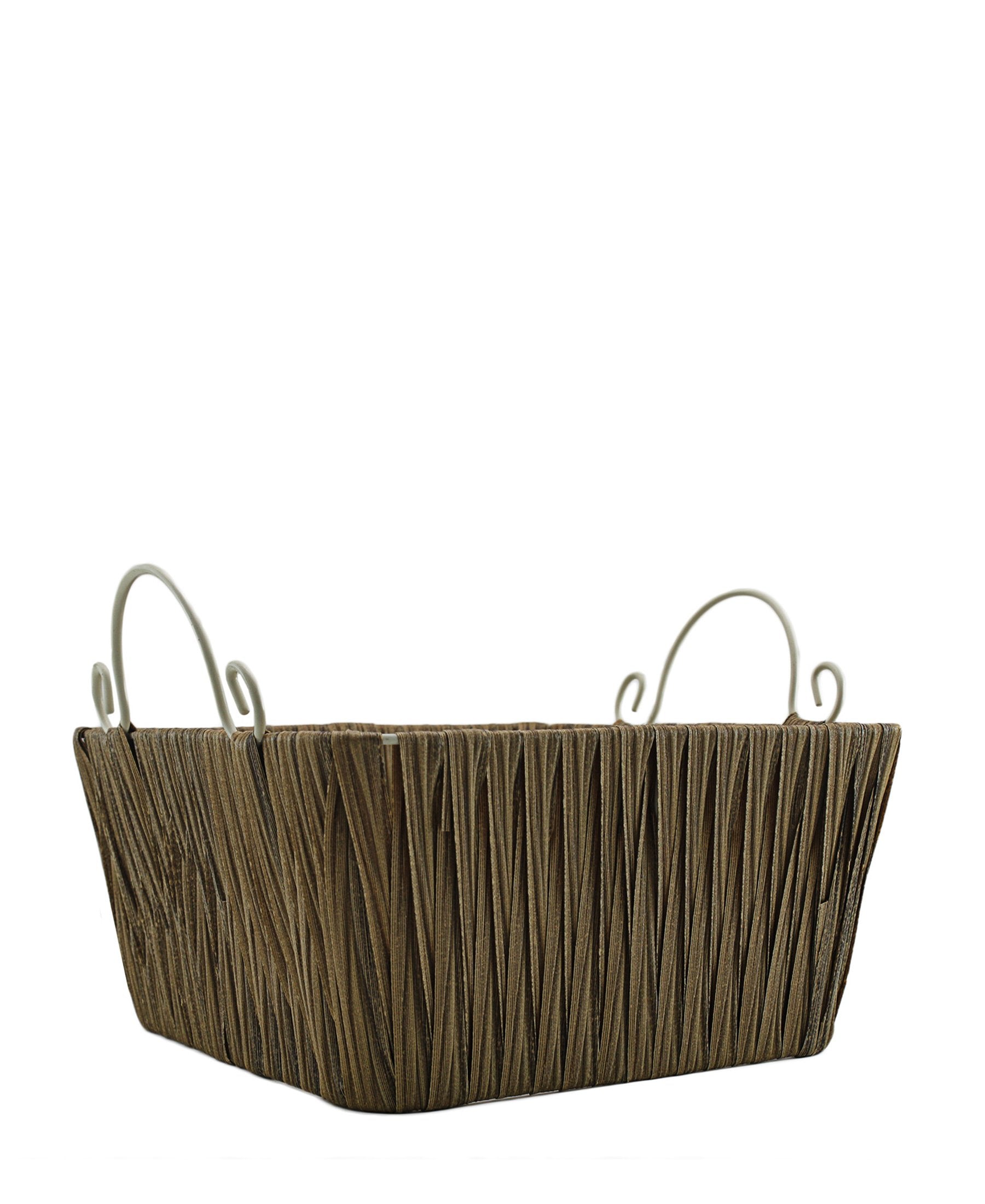 Fanel Square Basket - Brown