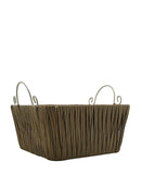 Fanel Square Basket - Brown