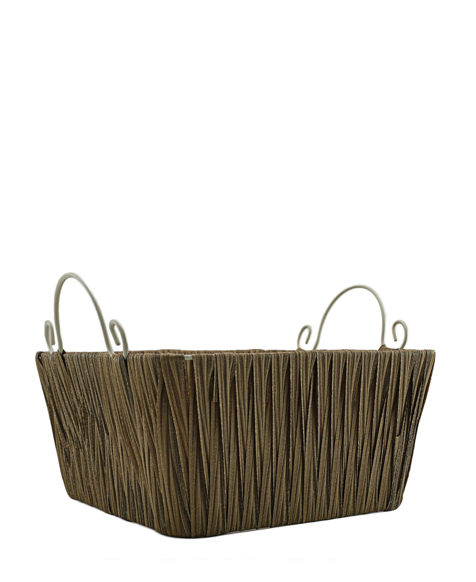 Fanel Square Basket - Brown