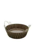 Fanel Round Basket Medium - Brown