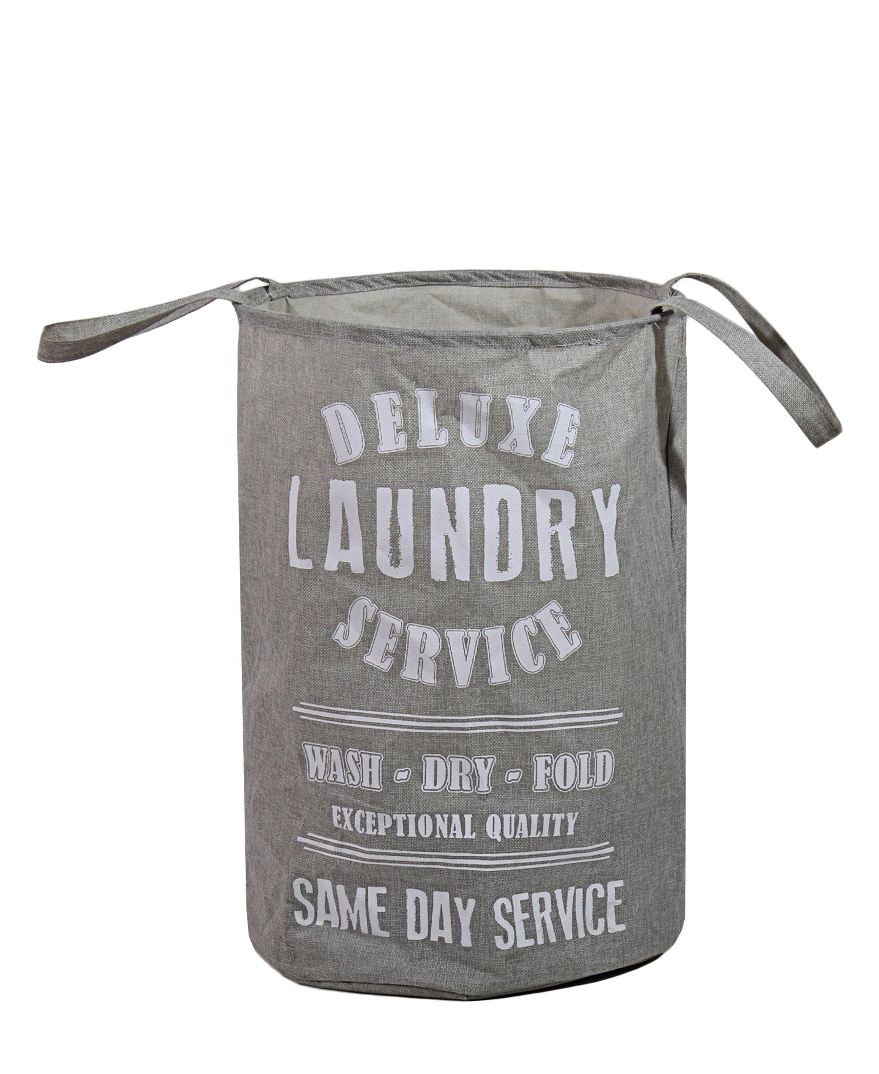 French Laundry Basket - Grey
