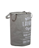French Laundry Basket - Grey