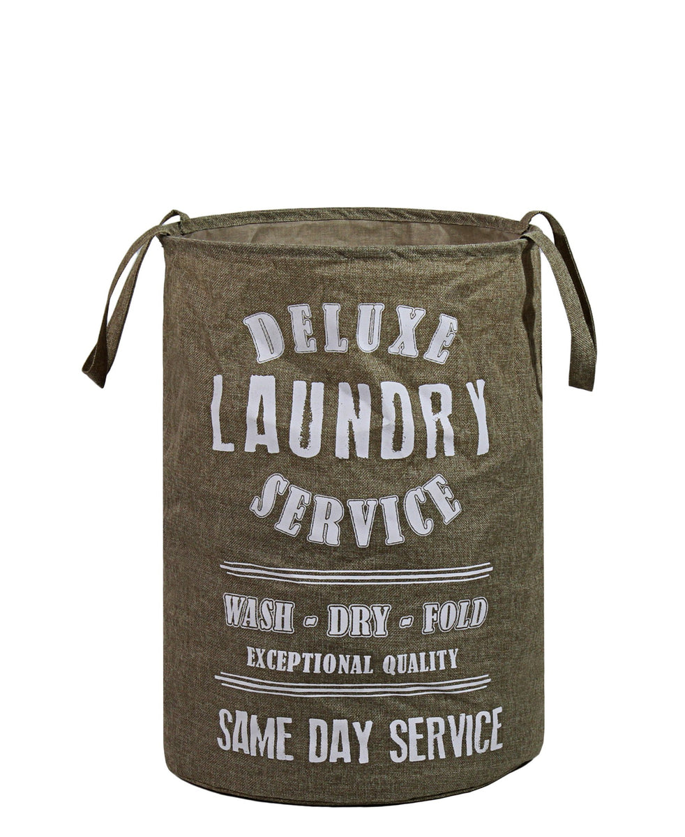 French Laundry Basket - Brown