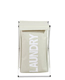 Single Laundry Basket - Cream