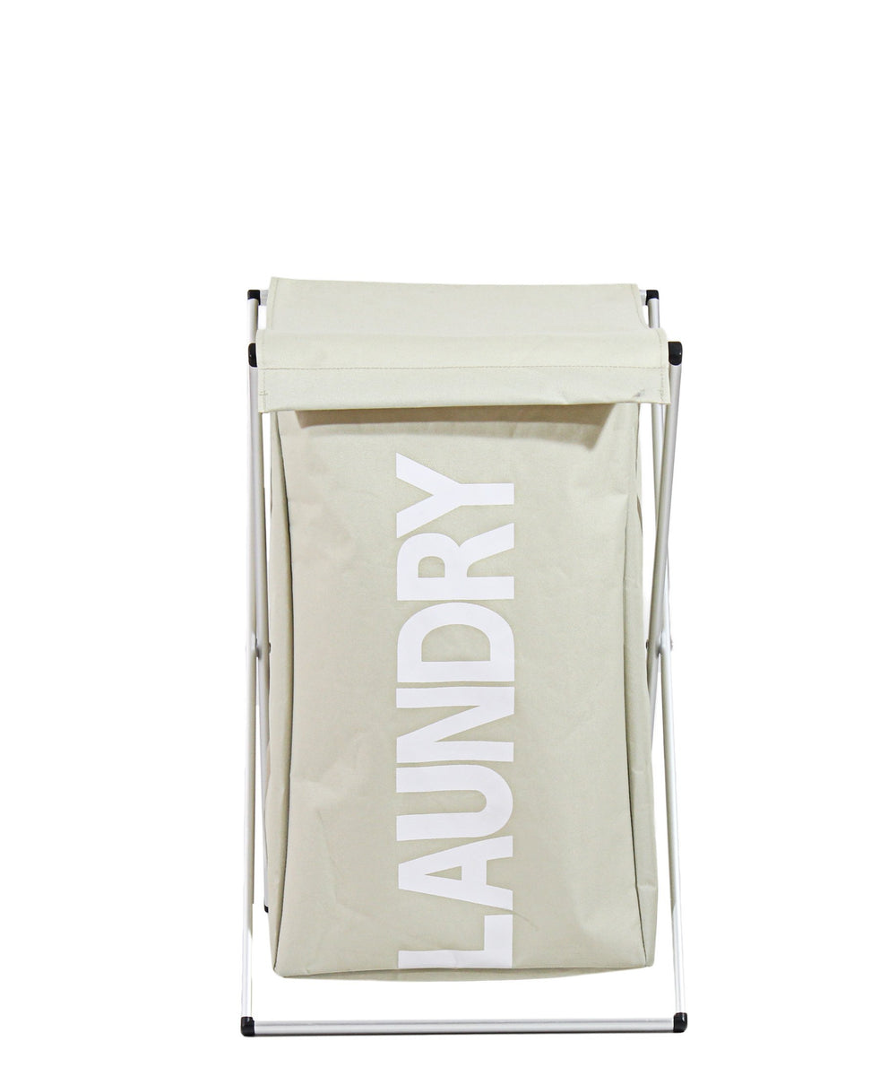 Single Laundry Basket - Cream