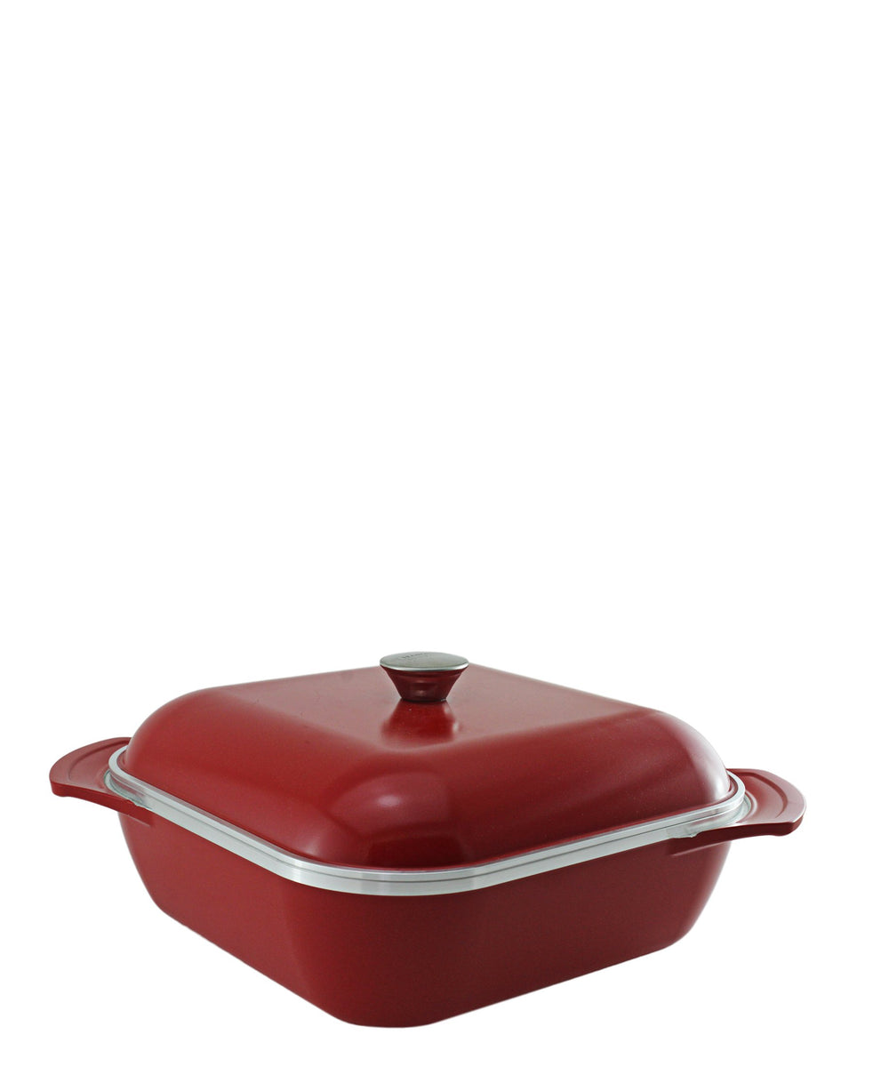 Tramontina Square Casserole 28CM - Red