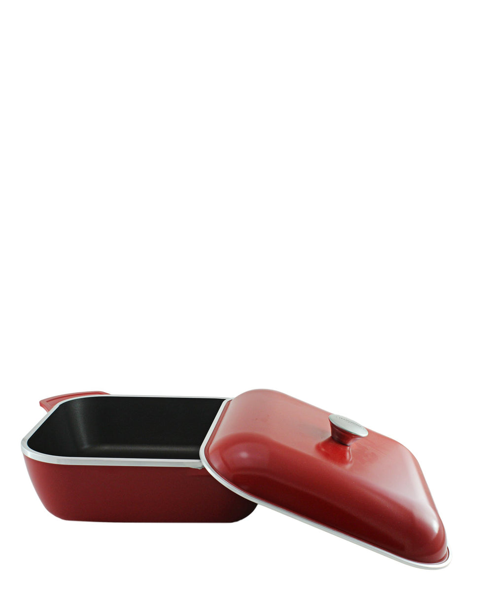 Tramontina Square Casserole 28CM - Red