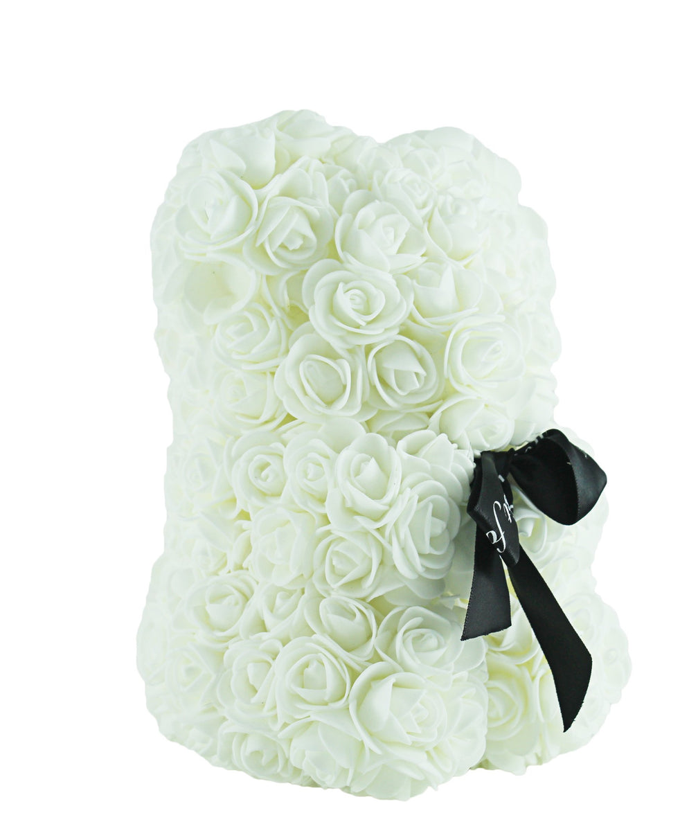 Teddy Floral Teddy Bear - White