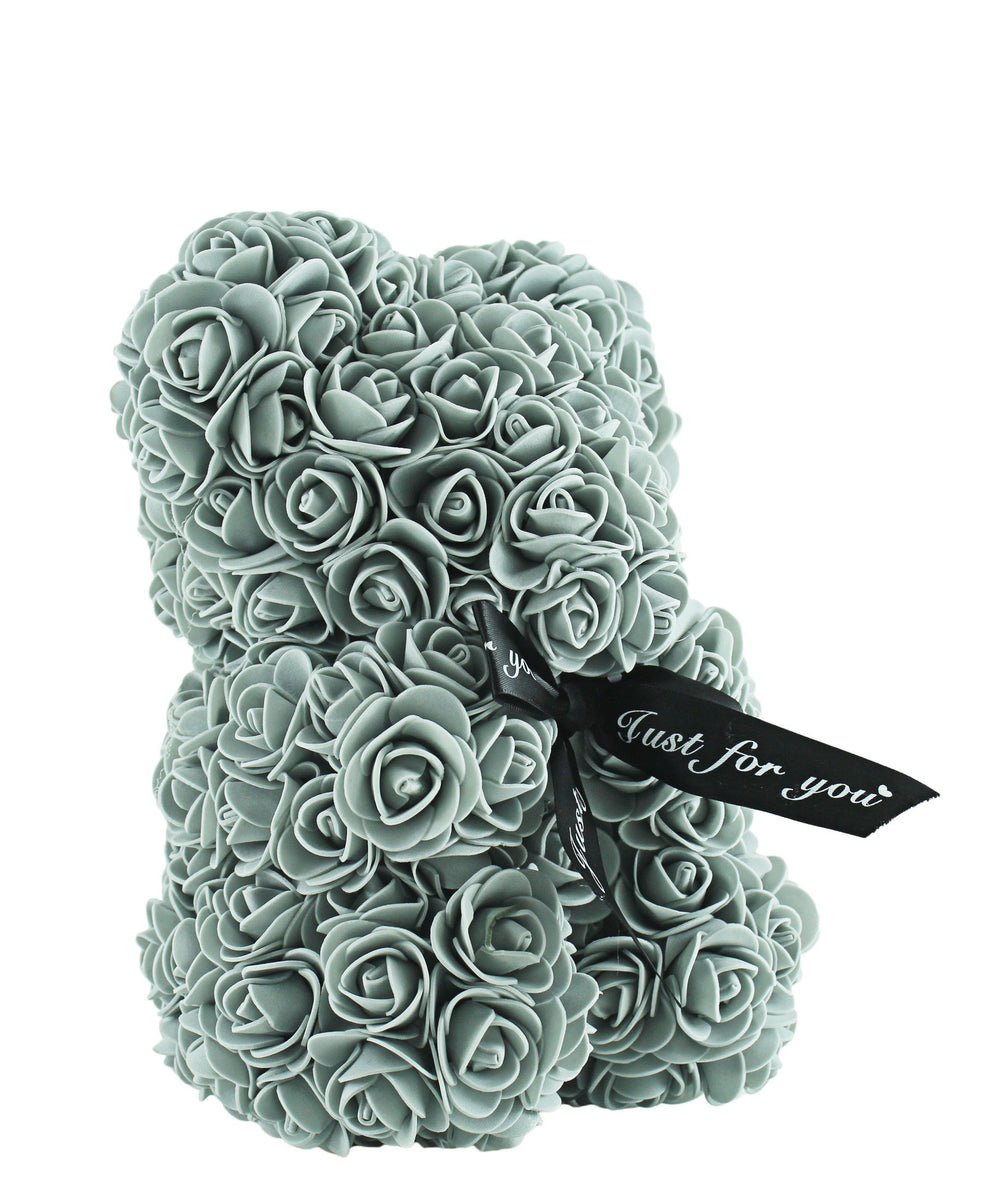 Teddy Floral Teddy Bear - Grey